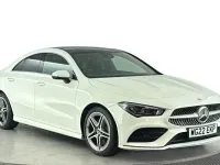 Used Mercedes CLA250 AMG line 224 HP (164 kW) 2022 White Coupe