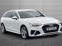 Used Audi A4 S-Line 204 HP (150 kW) 2023 Arkona white Estate