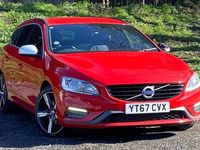 Used Volvo V60 R-Design 190 HP (139 kW) 2017 Red Estate