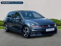Used VW Golf VII GTI 245 HP (180 kW) 2020 Blue Hatchback