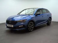 Used Skoda Scala Monte Carlo 85 HP (62 kW) 2021 Blue Hatchback