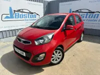 Used Kia Picanto 68 HP (50 kW) 2014 Red Hatchback
