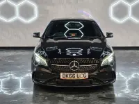 Used Mercedes CLA180 AMG line 122 HP (89 kW) 2016 Black Coupe