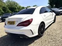 Used Mercedes CLA180 AMG line 2018 White Sedan
