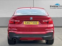 Used BMW X4 M Sport 190 HP (139 kW) 2017 Red SUV