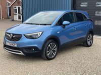 Used Vauxhall Crossland X Elite 130 HP (95 kW) 2020 Blue SUV