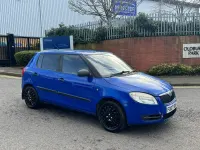 Used Skoda Fabia 64 HP (47 kW) 2007 Blue Hatchback