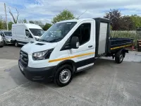 Used Ford Transit 130 HP (95 kW) 2023 White Cabriolet