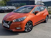 Used Nissan Micra Acenta Limited Edition 2018 Orange Hatchback