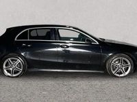 Used Mercedes A200 AMG line 150 HP (110 kW) 2019 Black Hatchback