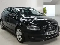 Used Audi A3 Sport 105 HP (77 kW) 2009 Black Hatchback