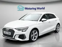 Begagnad Audi A3 Sportback S-Line 110 HK (80 kW) 2023 Vit Halvkombi