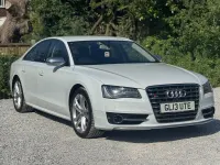 Used Audi A8 Comfort 2013 White Sedan