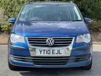 Used VW Touran S 105 HP (77 kW) 2010 Blue MPV