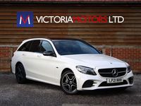 Usado Mercedes C300e AMG line 2021 Branco Carrinha