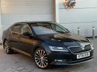 Used Skoda Superb 220 HP (161 kW) 2016 Black Hatchback