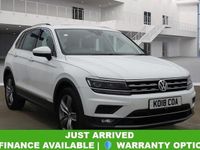 Used VW Tiguan SEL 190 HP (139 kW) 2018 White SUV
