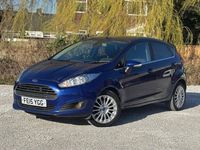 Used Ford Fiesta Titanium 2015 Blue Hatchback
