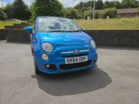 Used Fiat 500C S 2014 Blue Cabriolet