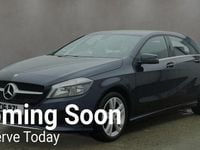 Used Mercedes A160 102 HP (75 kW) 2016 Blue Hatchback