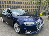 Used Audi A4 S-Line 190 HP (139 kW) 2019 Blue Estate