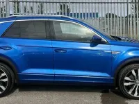 Used VW T-Roc R-line 115 HP (84 kW) 2019 Blue SUV