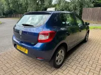 Used Dacia Sandero Lauréate 90 HP (66 kW) 2015 Blue Hatchback