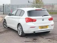 Used BMW 118 Sport Line 2018 Alpine white Hatchback