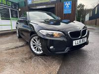 Used BMW 218 Advantage 2015 Black Coupe