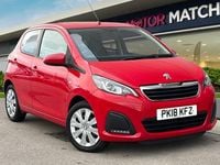 Used Peugeot 108 Active 68 HP (50 kW) 2018 Red Hatchback