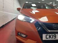 Used Nissan Micra Acenta Limited Edition 90 HP (66 kW) 2019 Orange Hatchback