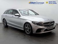 Used Mercedes C220 AMG line 194 HP (142 kW) 2019 Silver Estate