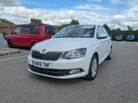 Used Skoda Fabia SE L 110 HP (80 kW) 2016 White Hatchback