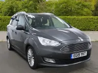 Used Ford Grand C-Max Titanium 150 HP (110 kW) 2019 Grey MPV
