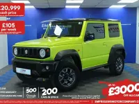 Begagnad Suzuki Jimny SZ5 102 HK (75 kW) 2019 Gul SUV