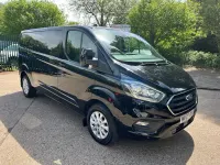 Used Ford Transit Custom Limited 130 HP (95 kW) 2022 Black Van