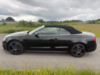 Used Audi A5 Cabriolet S-Line 177 HP (130 kW) 2015 Black Cabriolet
