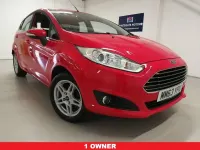 Used Ford Fiesta Zetec 82 HP (60 kW) 2014 Red Hatchback