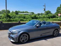 Used Mercedes C220 AMG line 194 HP (142 kW) 2019 Grey Cabriolet