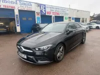 Used Mercedes CLA180 AMG line 2019 Black Coupe
