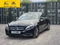 Usado Mercedes C220 Premium 170 CV (125 kW) 2015 Negro Berlina