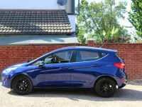Used Ford Fiesta Zetec 100 HP (73 kW) 2018 Blue Hatchback