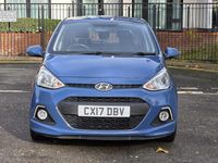 Used Hyundai i10 Premium 2017 Blue Hatchback