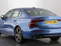Used Volvo S60 R-Design 247 HP (181 kW) 2021 Blue Sedan