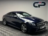 Gebraucht Mercedes E220 AMG line 2018 Blau Coupé
