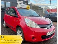 Used Nissan Note Visia 88 HP (64 kW) 2009 Red MPV