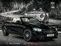 Used Mercedes E300 AMG line 2021 Black Cabriolet