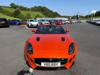 Used Jaguar F-Type R 550 HP (404 kW) 2016 Orange Cabriolet