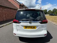 Used Vauxhall Zafira SRi 140 HP (102 kW) 2017 White MPV