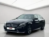 Used Mercedes C220 AMG line 170 HP (125 kW) 2015 Black Estate